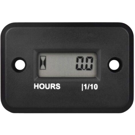 Compteur d'heures inductif numérique,pour l'entretien,conception étanche pour tondeuse à gazon,tronçonneuse,moto,souffleuse à neige (1/5)