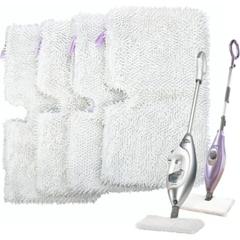 4 Pièces tampons de nettoyage de remplacement en microfibre domestique pour vadrouilles à vapeur Shark série S3500 S3550 S3901 S3601 S3501 (1/5)