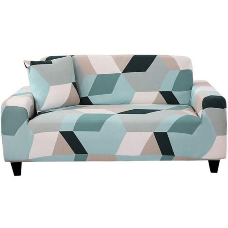 Housse de canapé extensible 235-300 cm Tissu polyester spandex élastique Protection contre taches et poils Installation facile (1/5)