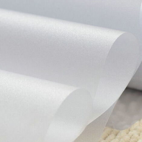 Film Fenetre Anti Regard Film Occultant Fenêtre Film Electrostatique Vitre Film pour Vitre Anti UV Film Opaque Mate pour Salle de Bain Chambre Cuisine 40x200 CM (1/3)