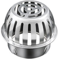 YMYNY filtre de gouttière en acier inoxydable, protège-gouttière en métal, protège-gouttière, protège-gouttière antirouille, filtre de gouttière étanche, grille de gouttière