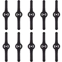 YMYNY Plastic Grass Trimmer Blade, 10pcs Plastic Cutting Blades, Replacement for Cordless Grass Trimmer Tool Set, Plastic Lawn Mower Cutting Blade Replacement(Black)