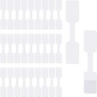 YMYNY Blank Jewelry Price Stickers Labels Jewelry Price Tag Self Adhesive Dumbbell Label Rectangle Necklace Price Identification Label (200pcs)