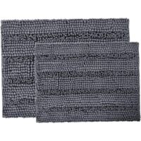 2 Pièces Tapis De Bain Absorbant l'eau Tapis De Chambre Tapis De Bain Absorbant Tapis D'Intérieur Tapis De Porte Intérieur Tapis De Douche Tapis De Bain Tapis De