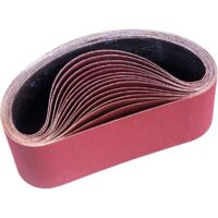 YMYNY Sanding belt 100 x 610 mm, mixed sanding belts (3x grain 80/120/150/240/400) for belt sanders( 15 pieces)