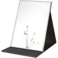 YMYNY Mirror Large Portable Super HD Makeup Mirror with Multiple Standing Angles, Hands Free/Portable/Foldable Table Mirror, 10" x 7"