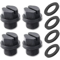 YMYNY 4-Pack Drain Plugs with O-Rings Pump Plug Pool Filter SPX1700FG Replacement Pool Drain Pump Plug for Hayward Pumps