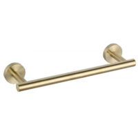 YMYNY Towel Rail with Hole, 304 Stainless Steel Towel Bar, Bathroom Towel Rail, Brushed Nickel Towel Bar for Bathroom, Kitchen, Gold, 30 cm