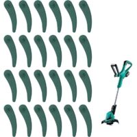 Lames de rechange en plastique pour tondeuse Ulisem, 24 pièces