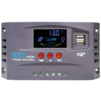 Contrôleur de Charge Solaire 50A, Détection Auto 12V/24V
