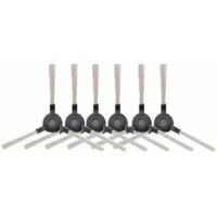 6 Pièces Brosses Latérales Robot Aspirateur Nettoyant Pièces pour Amibot Pure, Pulse et Prime,AMIBOT Prime H2O,AMIBOT Pure H2O,