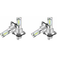 4X H7 LED 6000K Super Blanc 110W 8000LM Kit Antibrouillard Kit Ampoules Feux de Croisement--