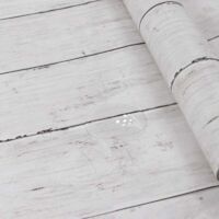 40X300cm Papier Adhesif pour Meuble Bois Blanc, Papier Peint Adhesif pour Meuble Cuisine, Vinyle Adhesif Papier Autocollant pour Meuble Decoratif Imperméable