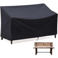Housse Canape Exterieur, Housse de Banquette 4 Places, pour Salon de Jardin, Balcon, Terrasse, 190x66x89cm