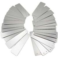 Étiquettes en aluminium pour le jardinage - Panneaux rectangulaires et extérieurs, panneaux métalliques, étiquettes de plantes de jardinage, panneaux en aluminium