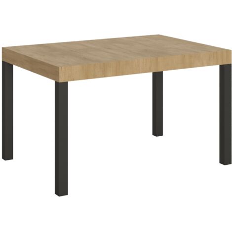 Tavolo allungabile 90x120/224 cm Everyday Quercia Natura telaio Antracite