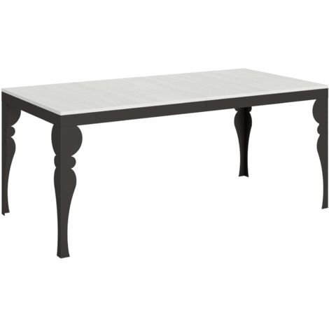 Tavolo allungabile 120/224x90 cm Paxon Evolution quercia natura telaio e gambe antracite (1/5)