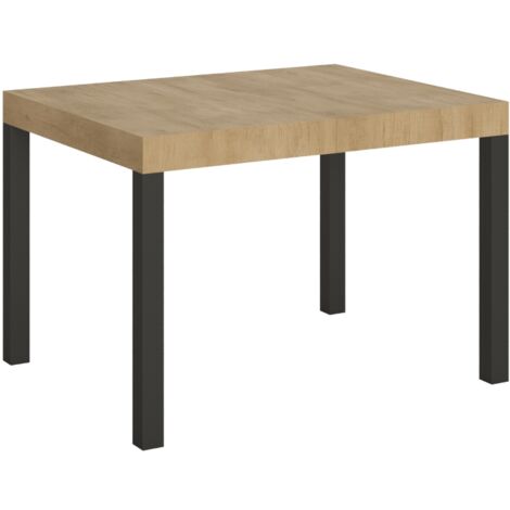 Tavolo allungabile 70x110/194 cm Everyday Quercia Natura telaio Antracite