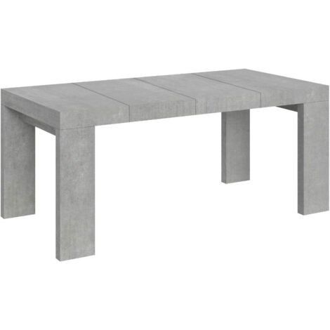 Tavolo da pranzo Allungabile - ROXELL PREMIUM - Colore: Cemento - Dimensioni: 90x130/390 (1/5)
