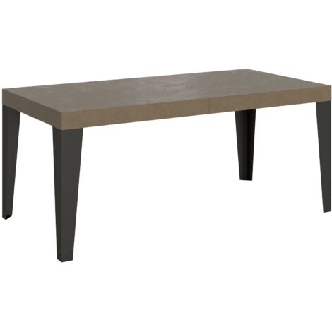 Tavolo allungabile 180/440x90 cm Flame Premium tortora gambe antracite (1/4)