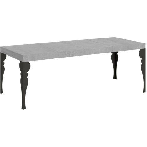 Tavolo allungabile 90x160/264 cm Paxon Premium Cemento telaio Antracite (1/4)