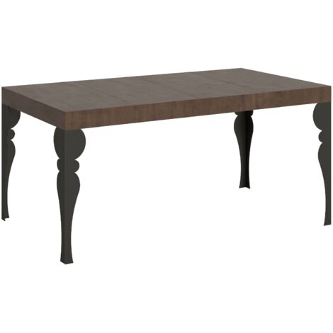 Tavolo allungabile 90X140/244 cm Paxon Premium Noce telaio Antracite (1/4)