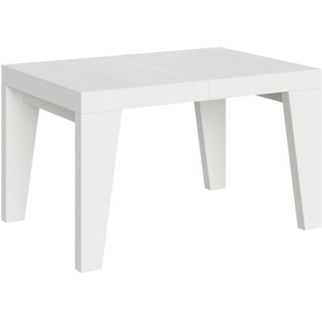 Tavolo allungabile 140/244x90 cm Naxy bianco frassino