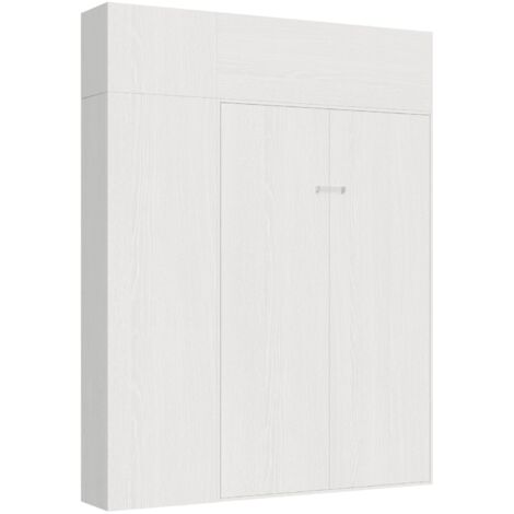 Letto 120 Kentaro Bianco Frassino con colonna - pensile vasistas - pensile sopra colonna