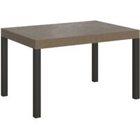 Tavolo allungabile 120/380x90 cm Everyday tortora gambe antracite