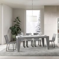 Tavolo allungabile 180/284x90 cm Naxy cemento