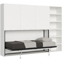Letto Kando singolo Bianco Frassino composizione G con materasso