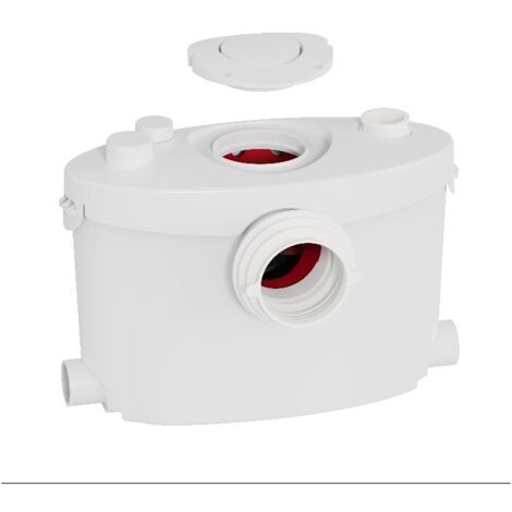 WC broyeur adaptable silencieux très puissant 700 watts, Broyeur sanitaire BSF-700-UP salle de bain WC, Trappe de maintenance, marque Française BSF