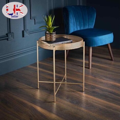 Gold Tray Table