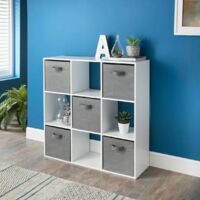 9 Cube 5 Basket-White