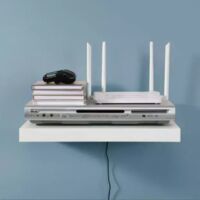 45cm Wall Floating Media Shelf For TV Sky Box DVD PS4 X-box Wall Mount Shelves