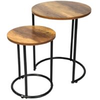 Round Nest of 2 Tables
