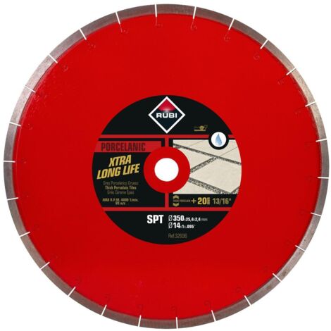 Disque diamant segmente - spt premium rubi 350 mm (1/2)
