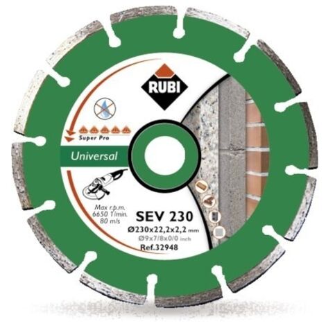 RUBI-DISQUE DIAMANT GÉNÉRAL SEGMENTÉ GÉNIE, 32940 (1/3)