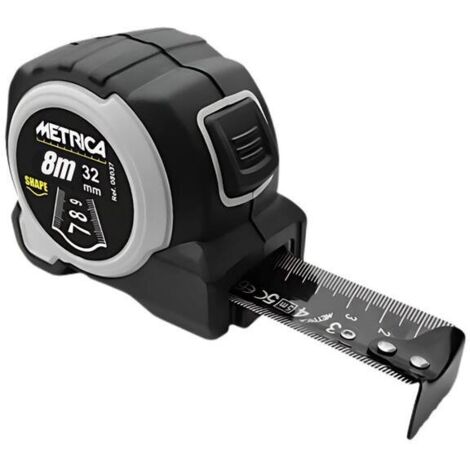 Mètre ruban professionnel autobloquant Métrique SHAPE 8 mx 32 mm - METRICA - 08038 (1/4)