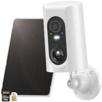 ANRAN 3G/4G LTE Caméra de Surveillance Extérieure+Panneau Solaire, 2K Camera Batterie sans Fil, Carte SIM+32Go Carte SD, G3M3-1pièce