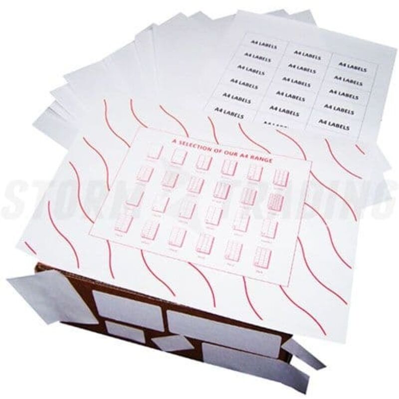 2000 x 2 Address Labels per A4 Sheet