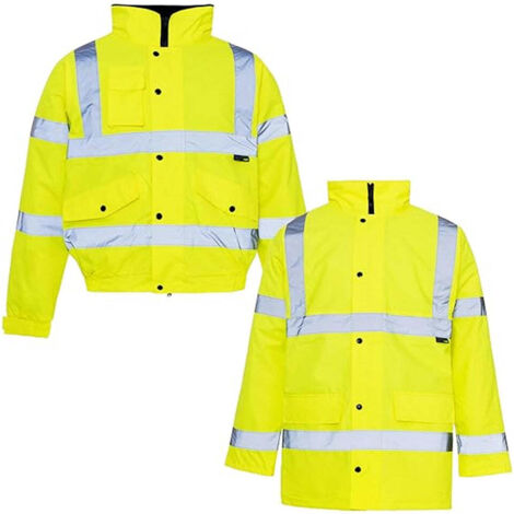1 x Large Parka High Visibility Safety Workwear Parka & Jackets