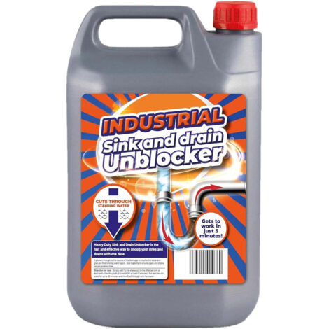 1 x 5 Litre Heavy Duty Sink & Drain Unblocker
