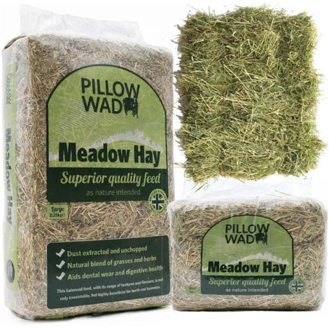 1 x 1kg Fresh Meadow Hay For Small Animals Natural Feed Dried Grass