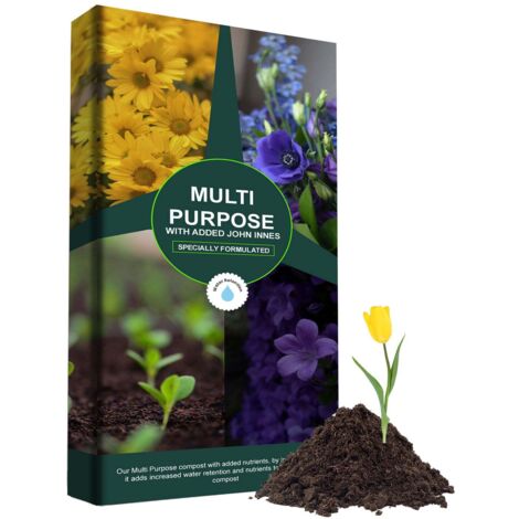 2 x 60 Litres John Innes Multi Purpose Compost Soil For Indoor & Outdoor Gardening