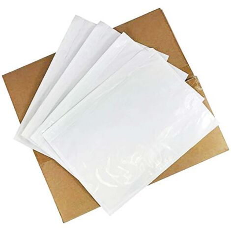 200 x A6 PLAIN Document Enclosed Wallets (112 x 162mm)
