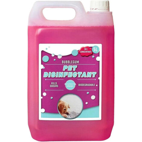 2 x 5L Lemon Pet Disinfectant Fresh Deodoriser Removes Unwanted Stains