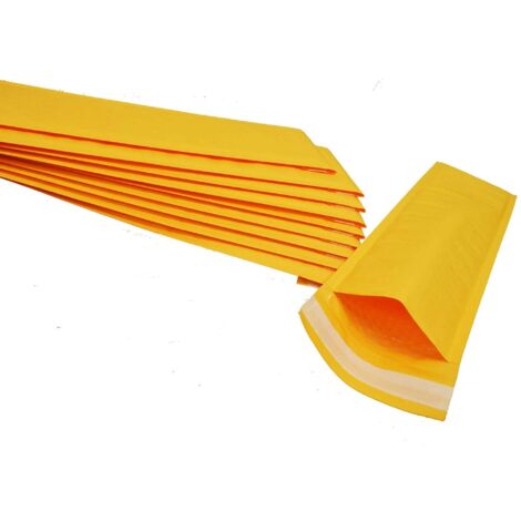10 x Gold Padded Bubble Number Plate Envelope Mailer 535mm x 180mm