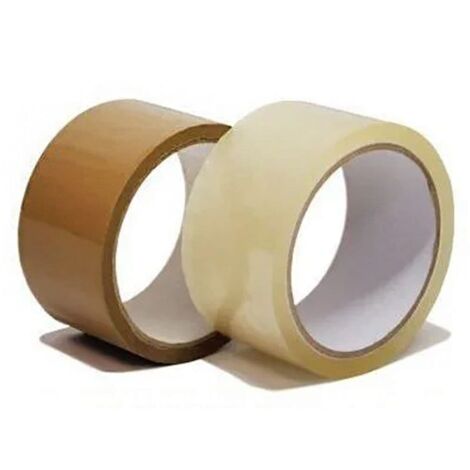 36 x Low Noise Brown 50mm x 66m Packaging Tape