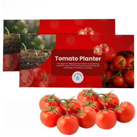 2 x 56L Tomato Planter Nutrient Enriched Grow Bags (112 Litre)